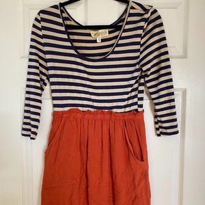 Francescas 3/4 length sleeve dress